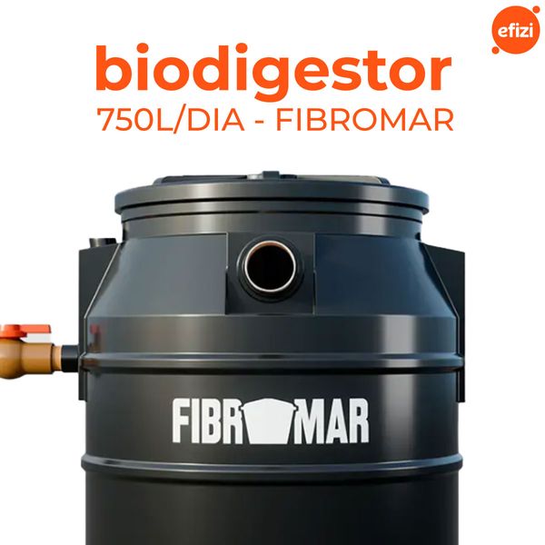 Fossa Séptica Biodigestor 750 litros/dia - Fibromar